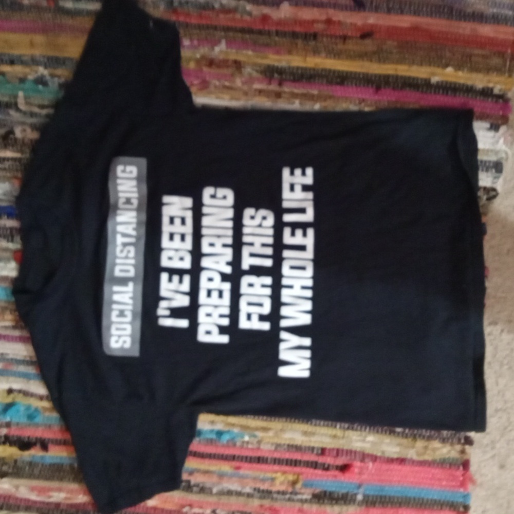 Black graphic tee shirt m/l